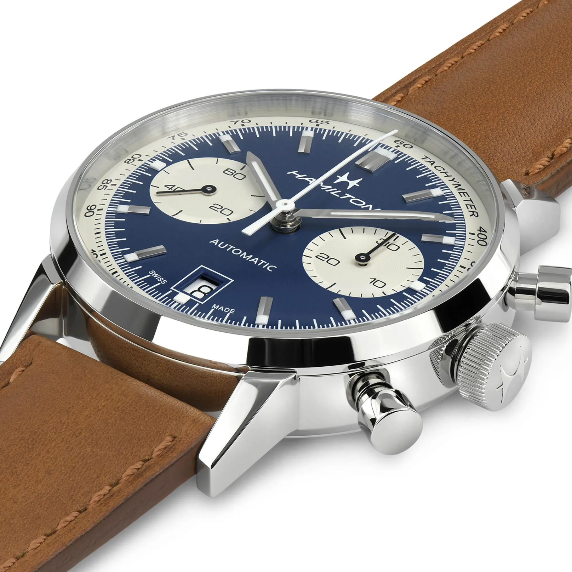 American Classic Intra-Matic Auto Chrono^Hamilton Watch New