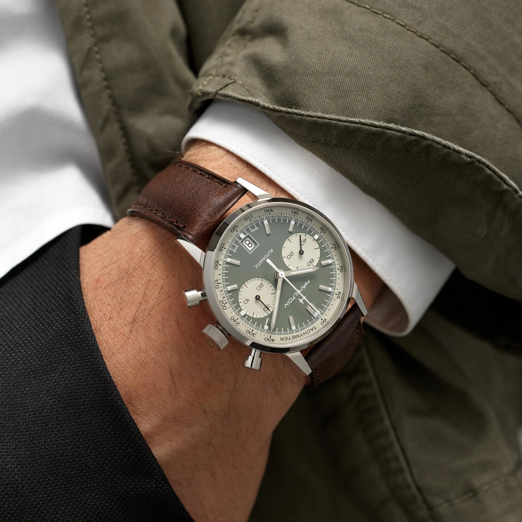 American Classic Intra-Matic Auto Chrono 40mm^Hamilton Watch Discount