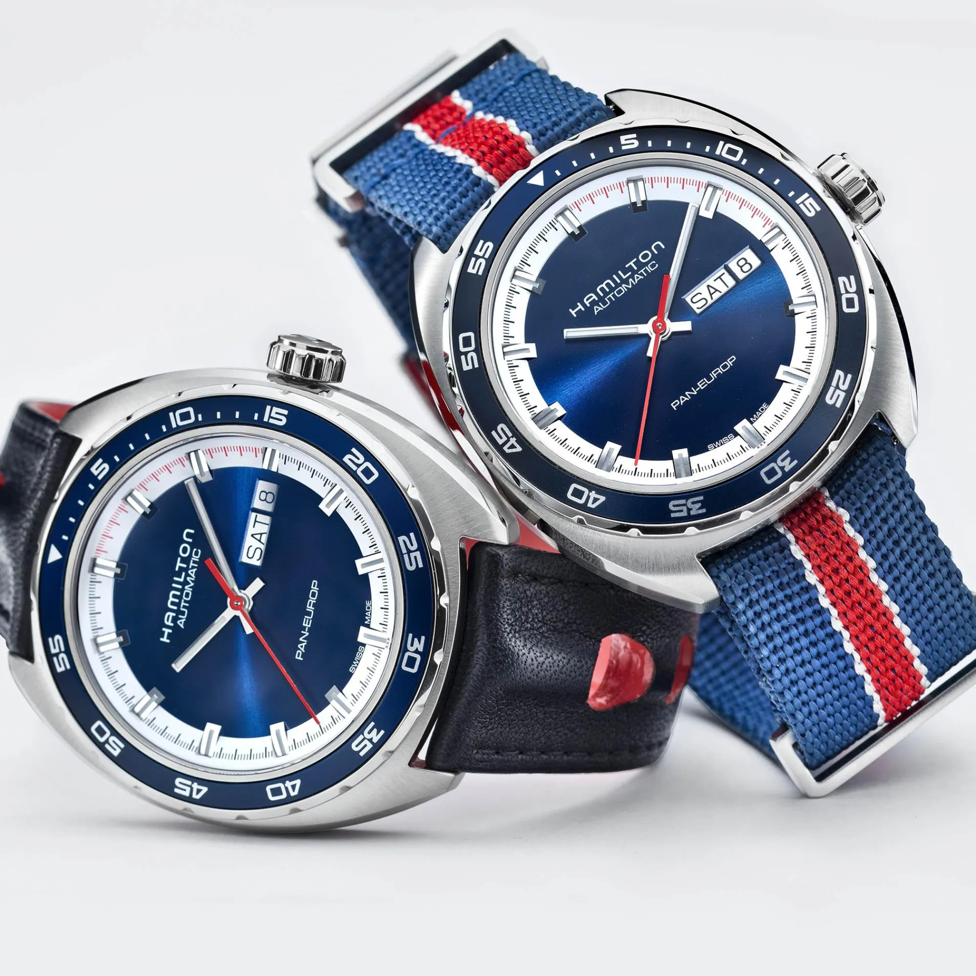 American Classic Pan Europ Day Date Auto^Hamilton Watch Clearance
