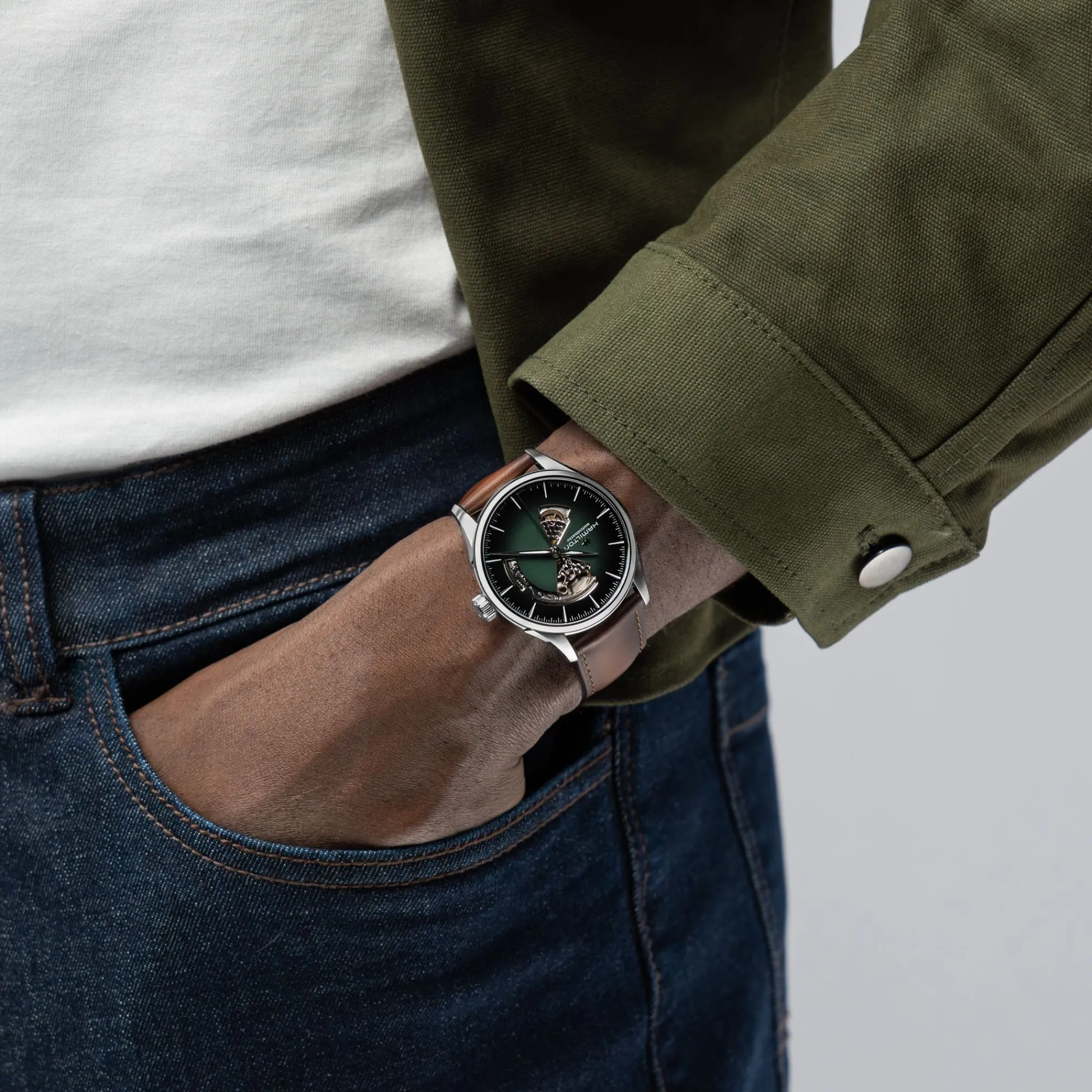 Jazzmaster Open Heart Auto 42mm^Hamilton Watch Online