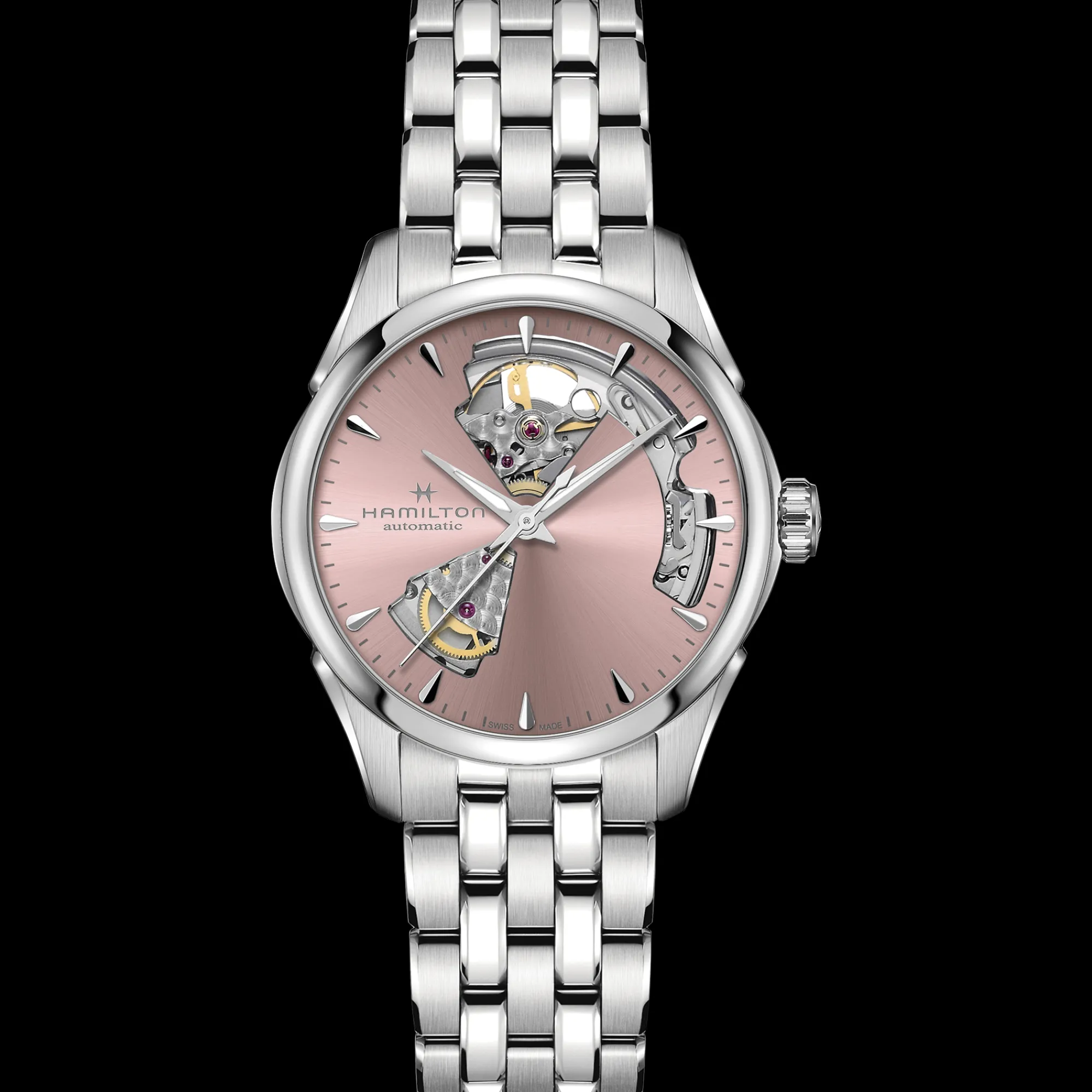 Jazzmaster Open Heart Lady Auto^Hamilton Watch Clearance