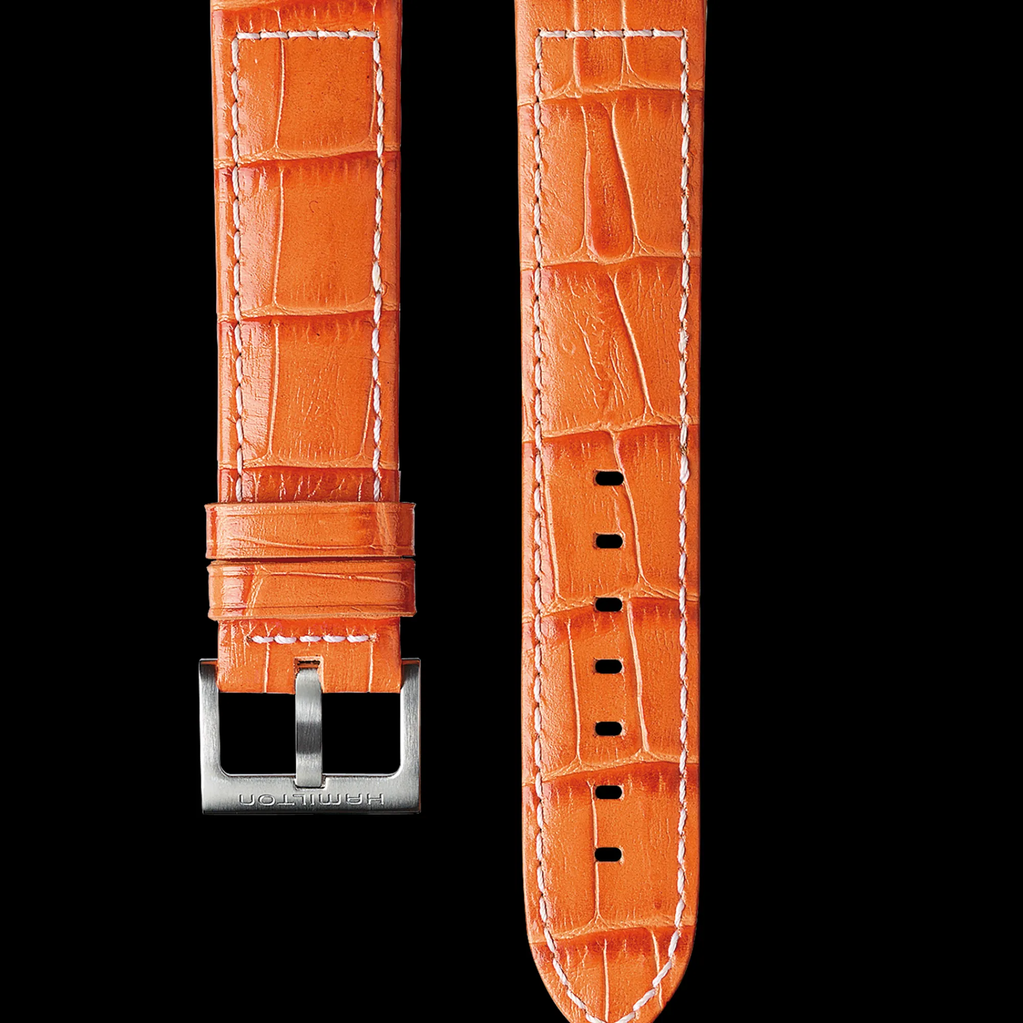 Khaki Aviation Cinturino Arancione^Hamilton Watch New