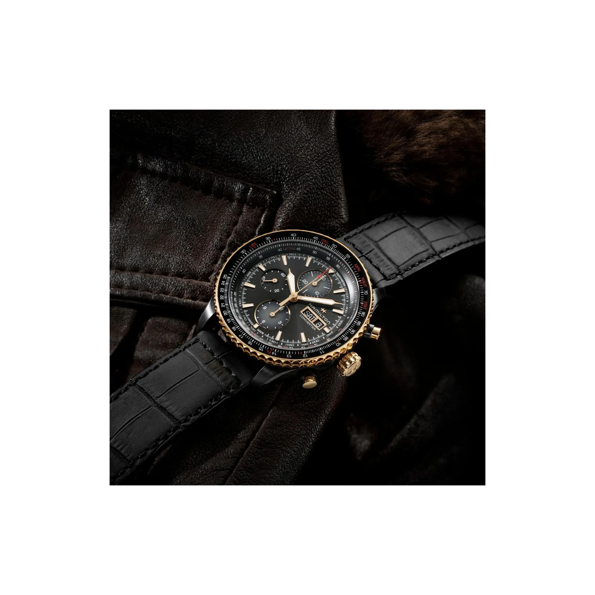 Khaki Aviation Converter Auto Chrono^Hamilton Watch Fashion