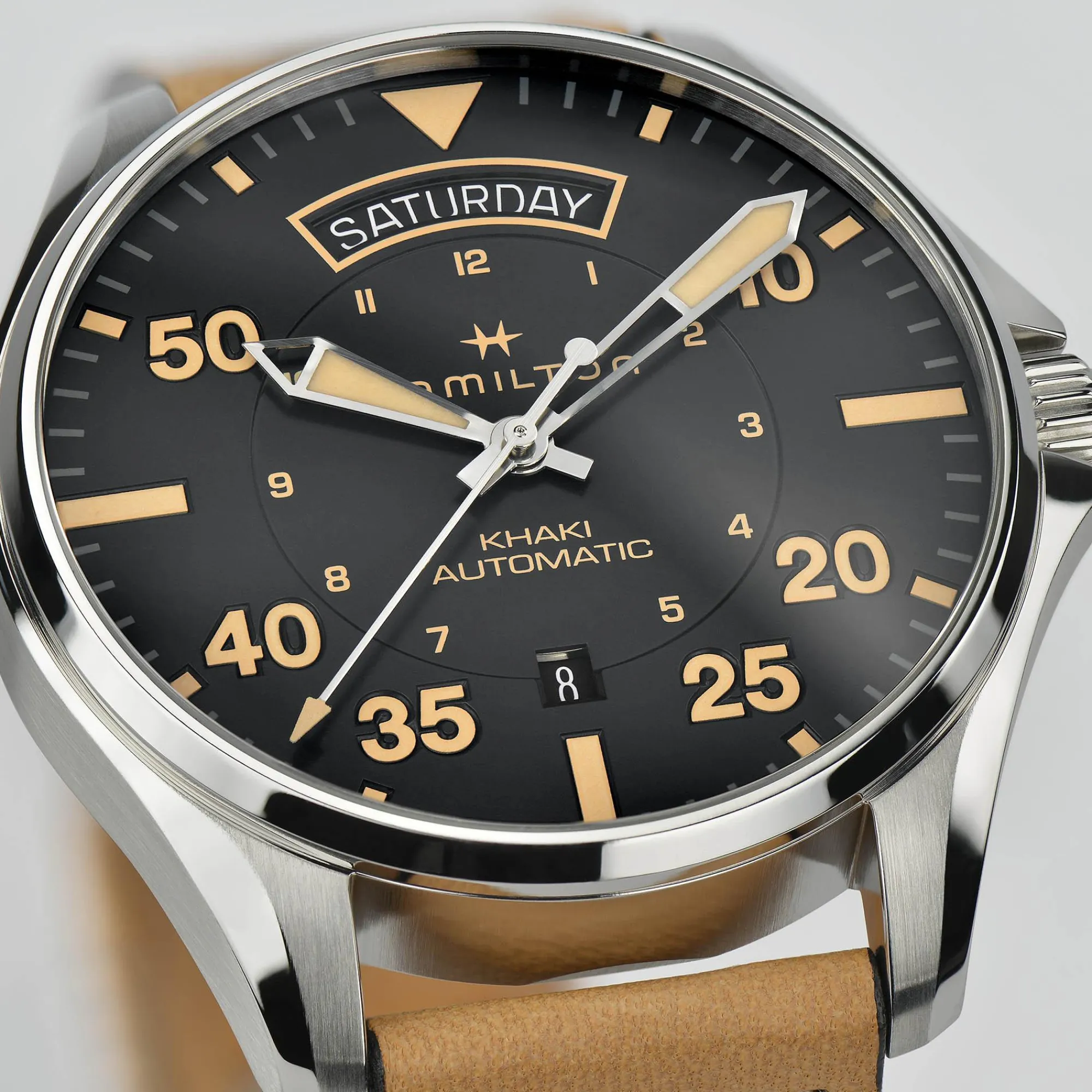 Khaki Aviation Day Date Auto^Hamilton Watch Fashion