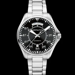 Khaki Aviation Pilot Day Date Auto^Hamilton Watch Discount