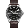 Khaki Aviation Pilot Day Date Auto^Hamilton Watch Best