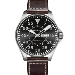 Khaki Aviation Pilot Day Date Auto^Hamilton Watch Best