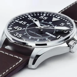 Khaki Aviation Pilot Day Date Auto^Hamilton Watch Best