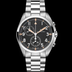 Khaki Aviation Pilot Pioneer Chrono Quartz^Hamilton Watch Hot