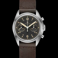 Khaki Aviation Pilot Pioneer Mechanical Chrono^Hamilton Watch New