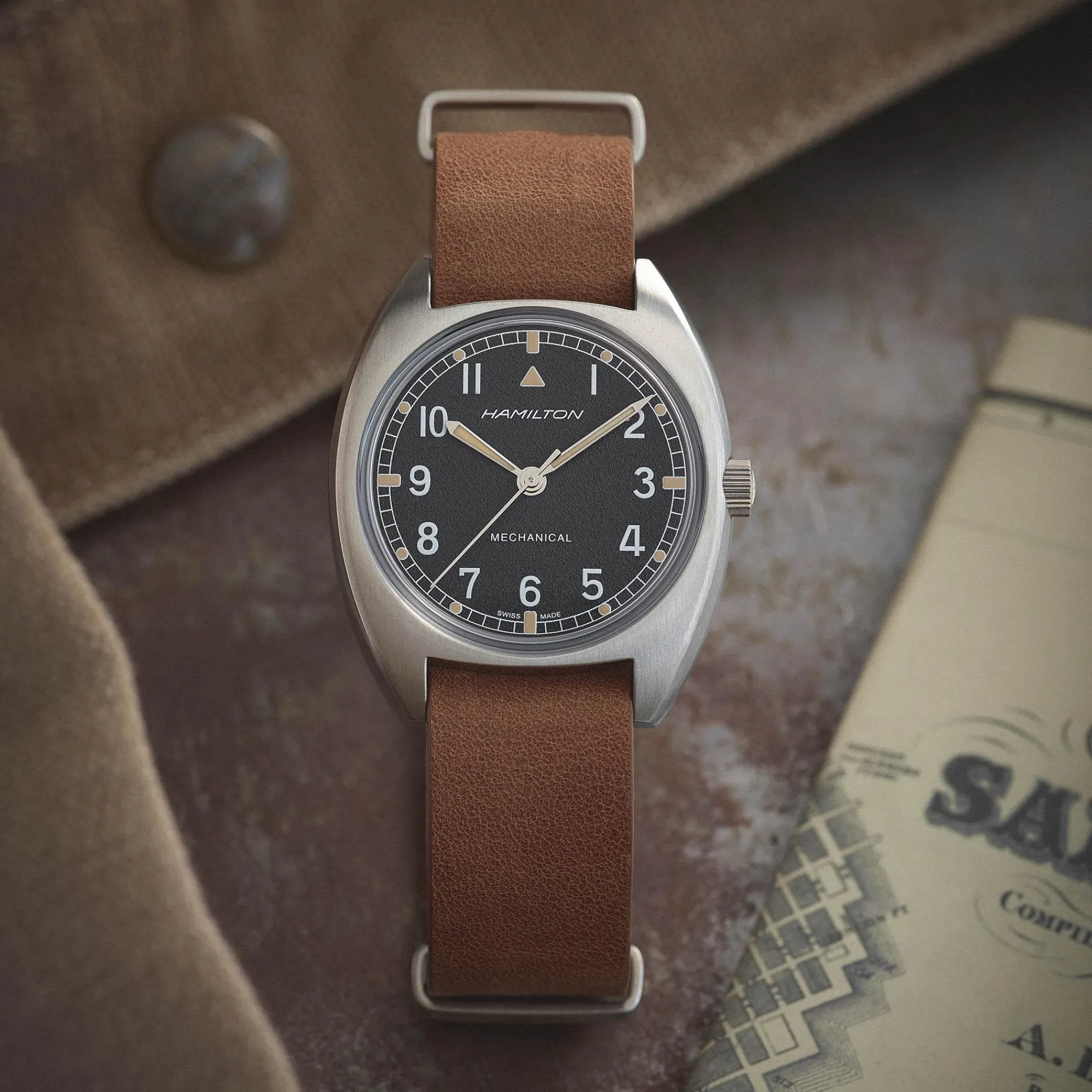 Khaki Aviation Pilot Pioneer Mechanical^Hamilton Watch Fashion