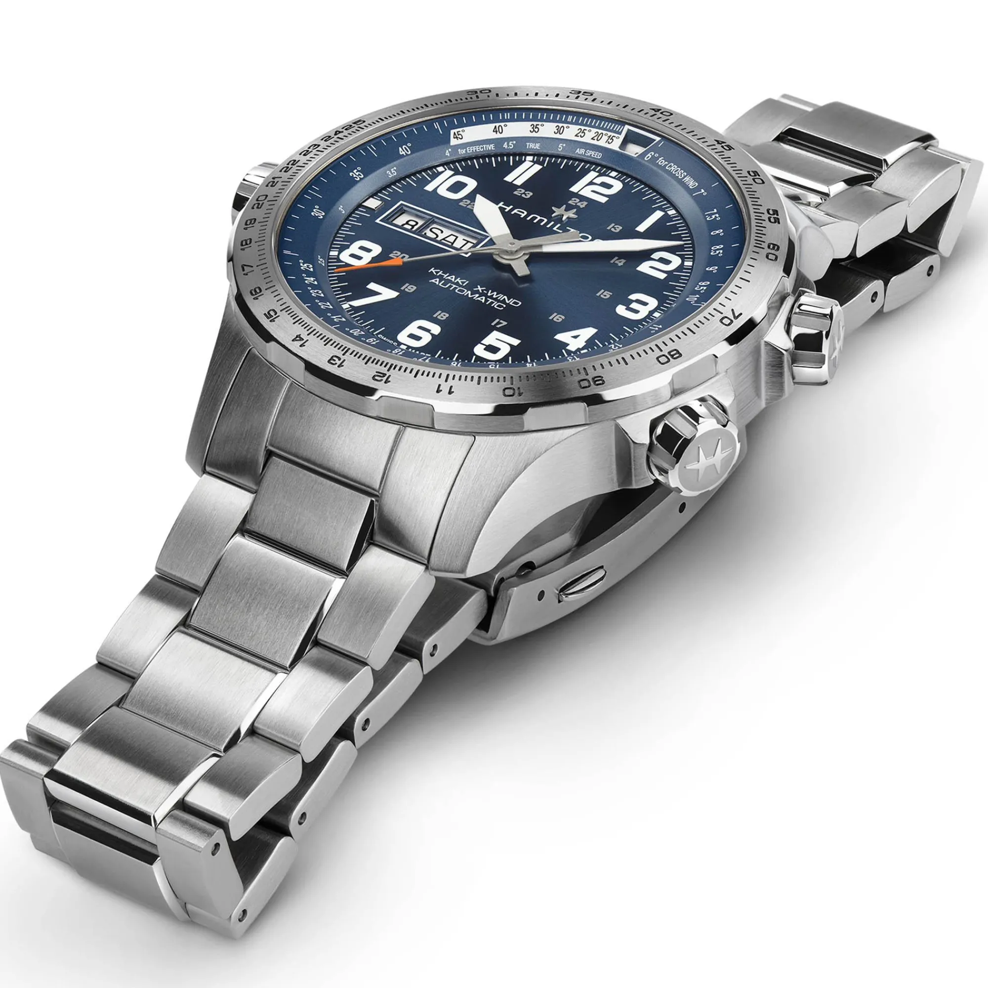 Khaki Aviation X-Wind Day Date Auto^Hamilton Watch New