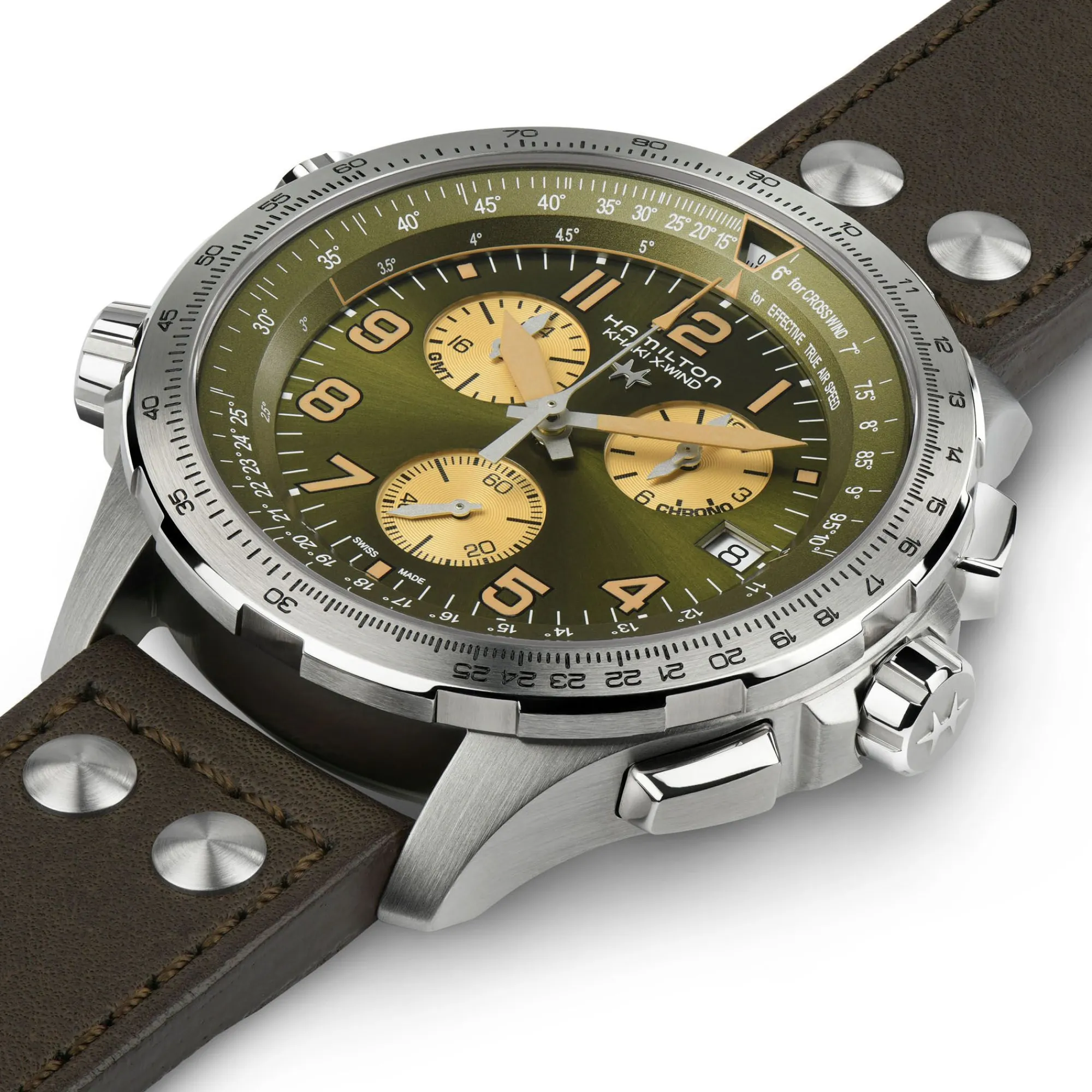 Khaki Aviation X-Wind GMT Chrono Quartz^Hamilton Watch Sale