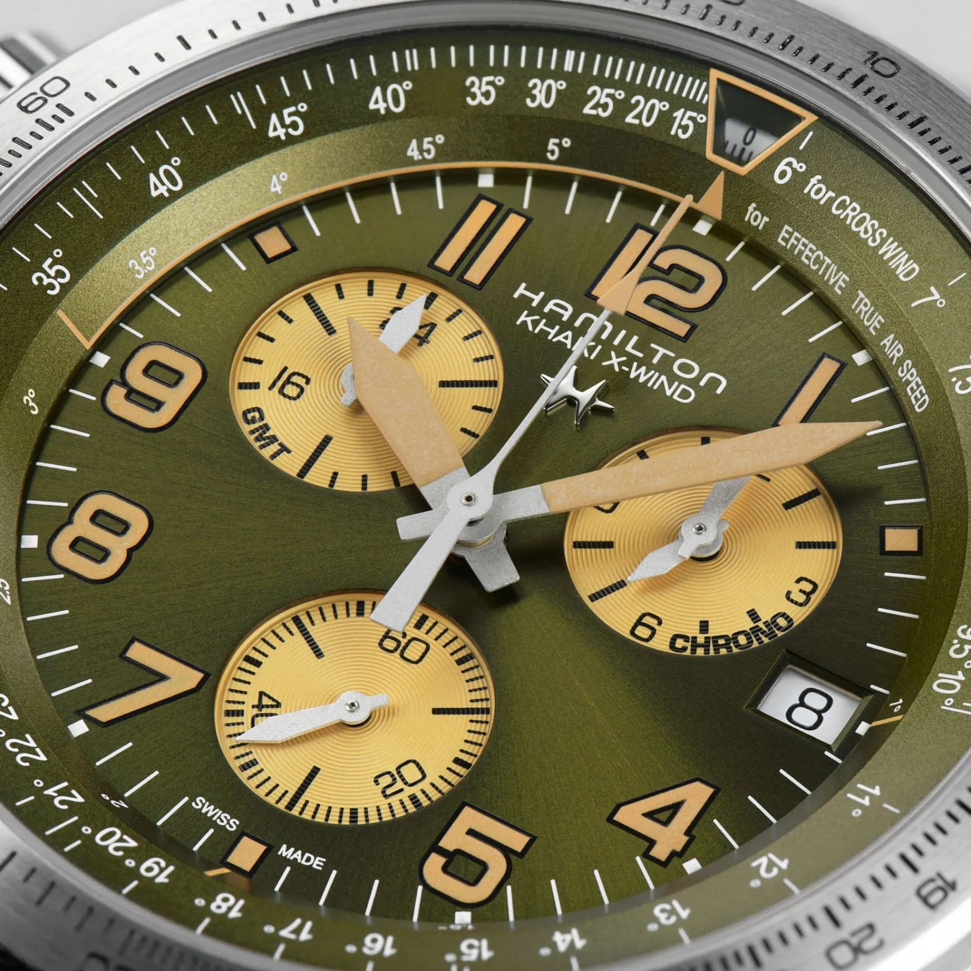 Khaki Aviation X-Wind GMT Chrono Quartz^Hamilton Watch Sale
