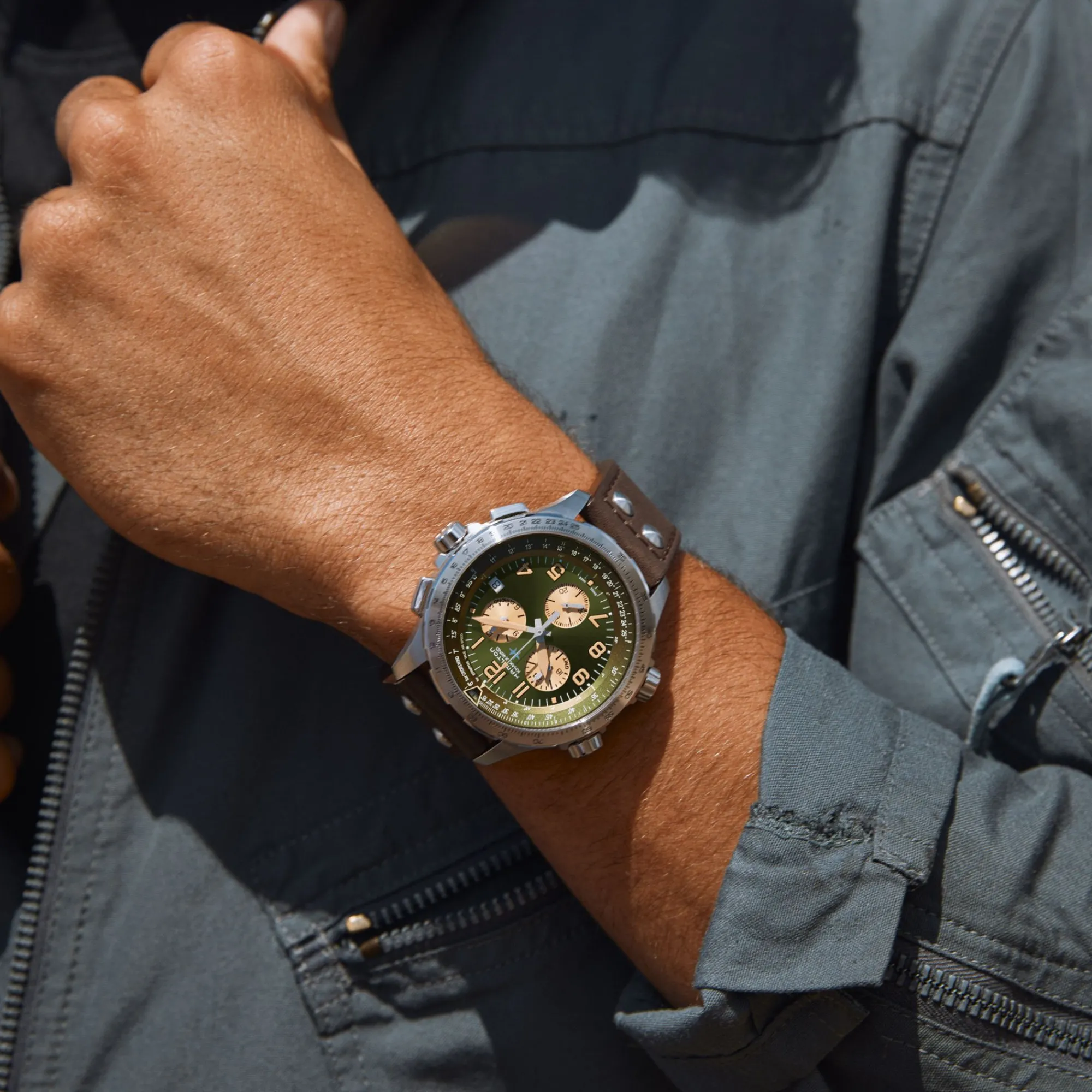 Khaki Aviation X-Wind GMT Chrono Quartz^Hamilton Watch Sale