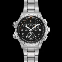 Khaki Aviation X-Wind GMT Chrono Quartz^Hamilton Watch New