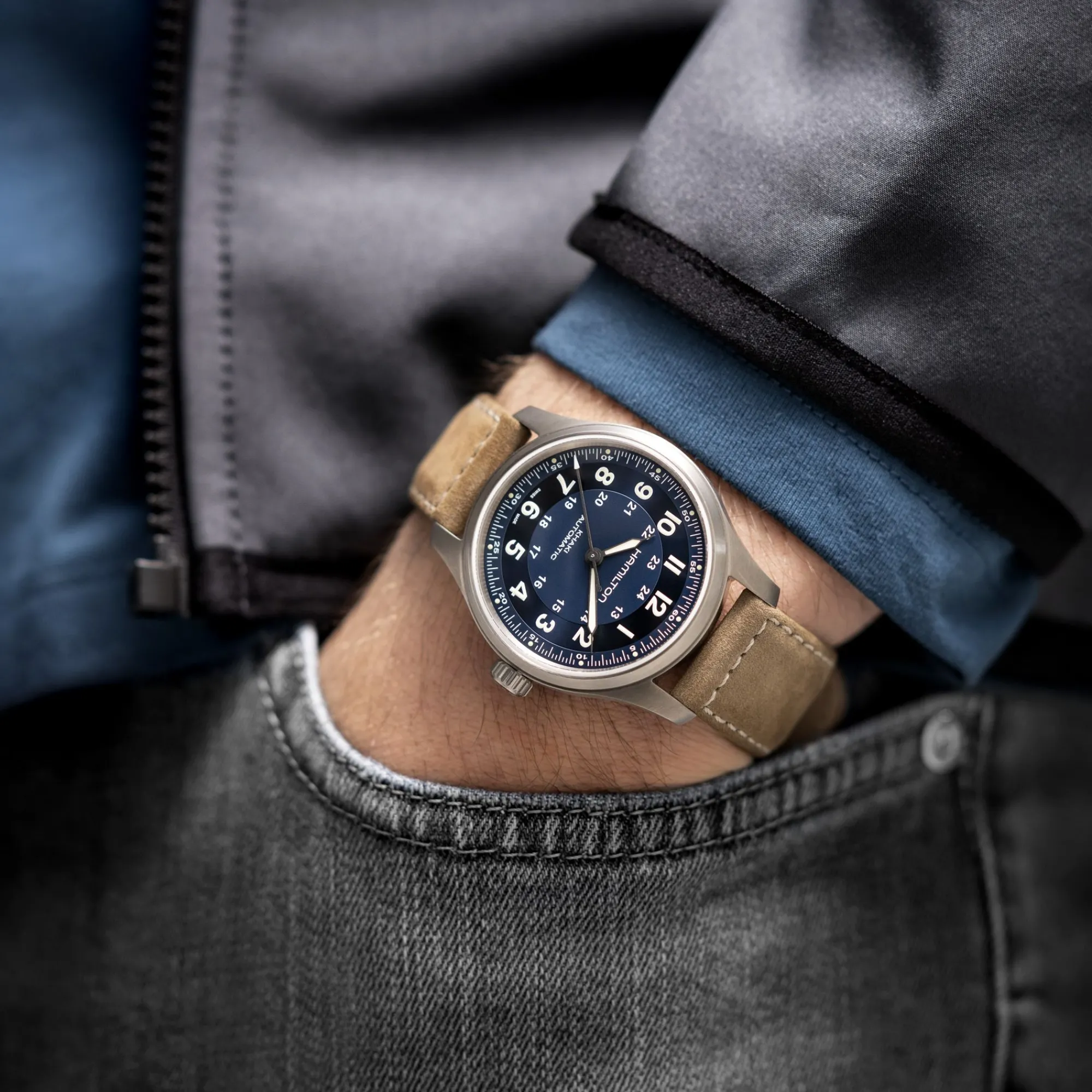 Khaki Field Titanium Auto^Hamilton Watch Hot