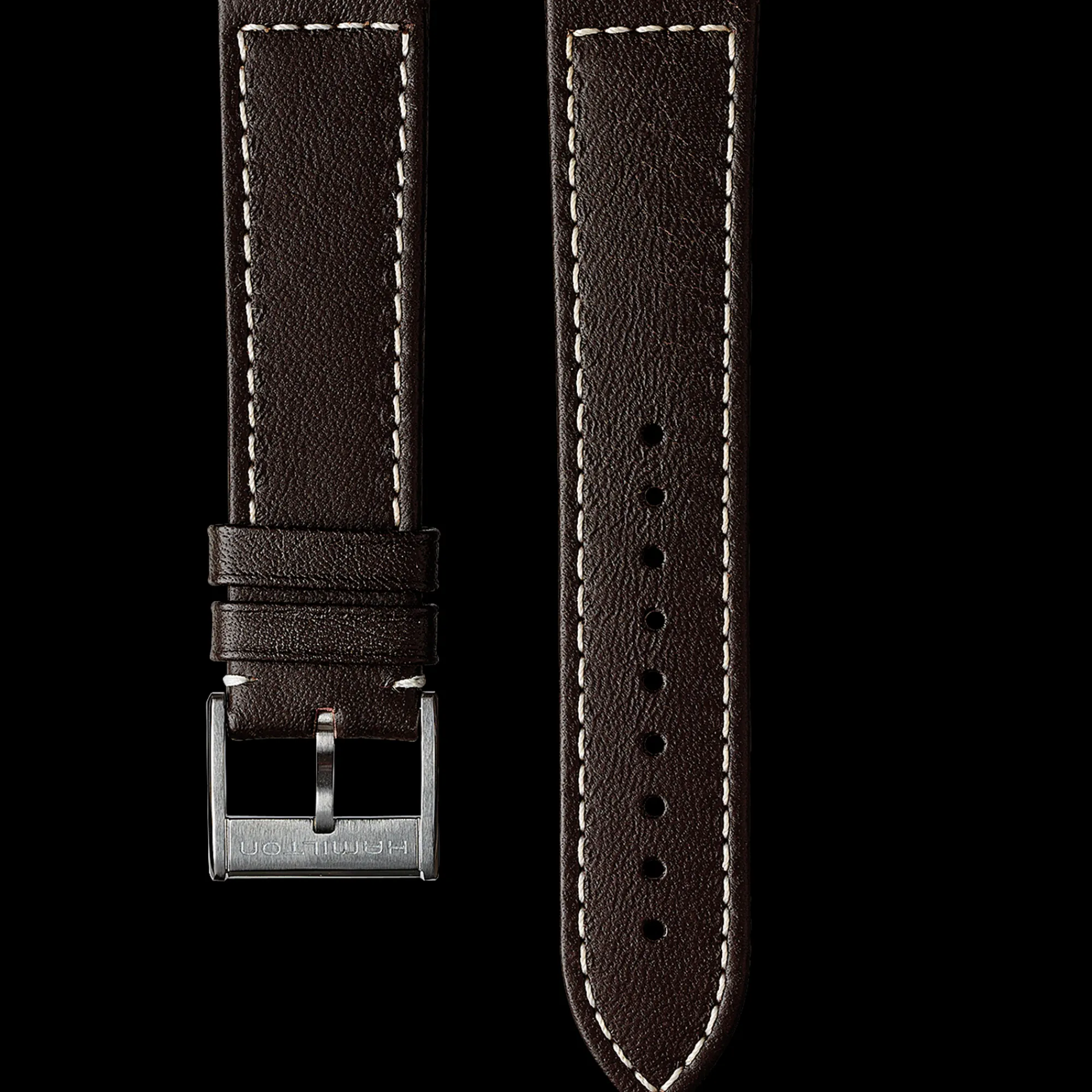 Khaki Navy Cinturino Marrone^Hamilton Watch Discount