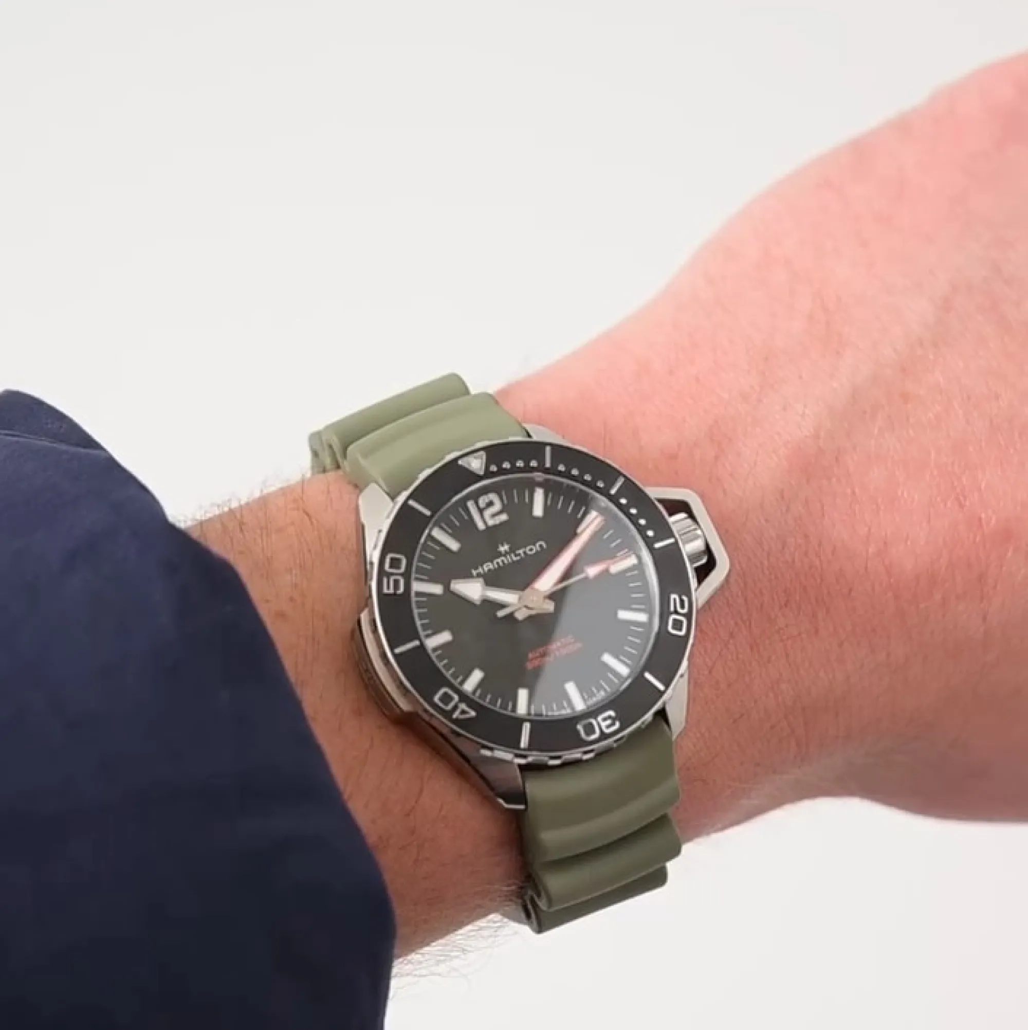 Khaki Navy Frogman Auto^Hamilton Watch New