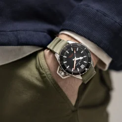 Khaki Navy Green Strap 22mm^Hamilton Watch Hot