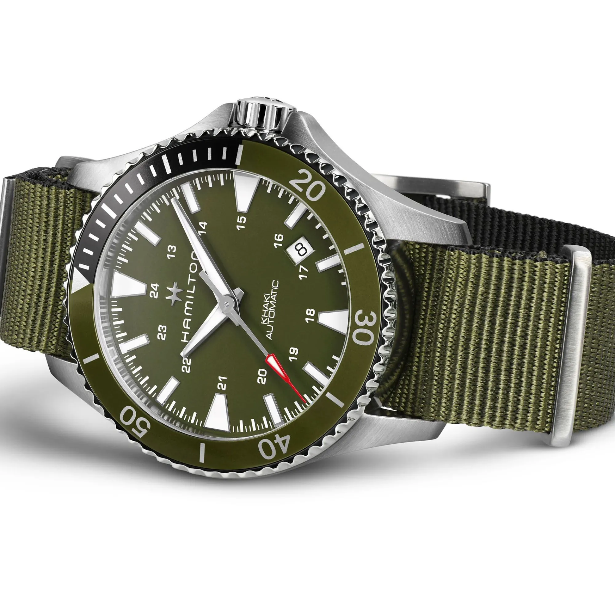 Khaki Navy Scuba Auto^Hamilton Watch Hot