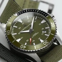 Khaki Navy Scuba Auto^Hamilton Watch Hot