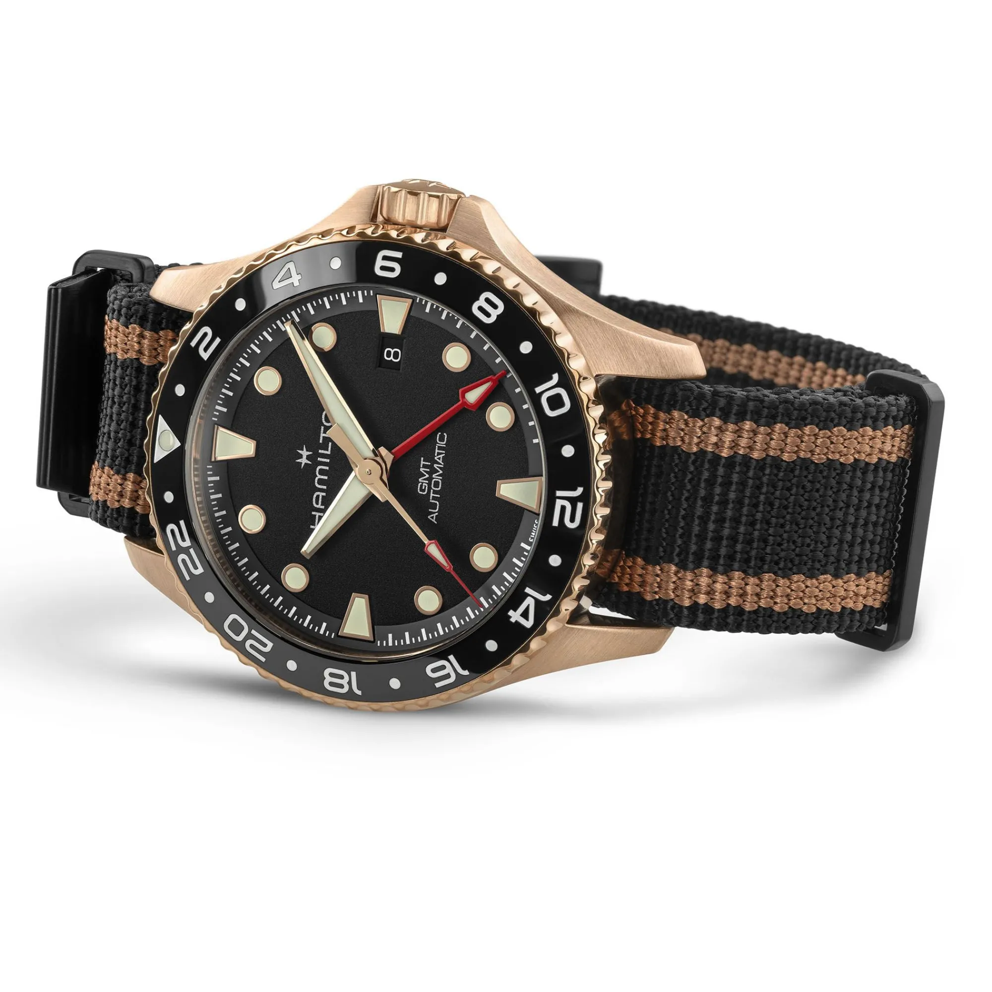Khaki Navy Scuba GMT Automatic 43mm bronzo^Hamilton Watch Hot