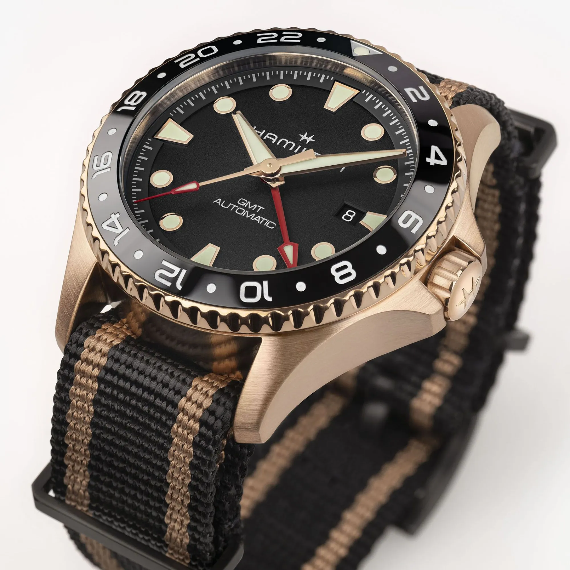 Khaki Navy Scuba GMT Automatic 43mm bronzo^Hamilton Watch Hot