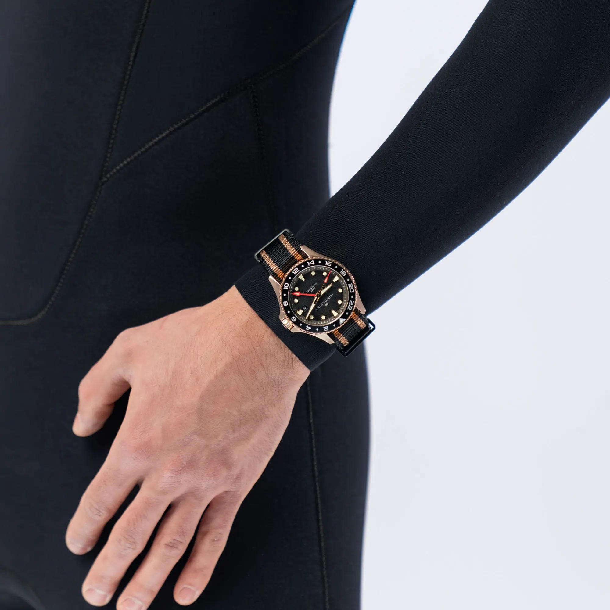 Khaki Navy Scuba GMT Automatic 43mm bronzo^Hamilton Watch Hot
